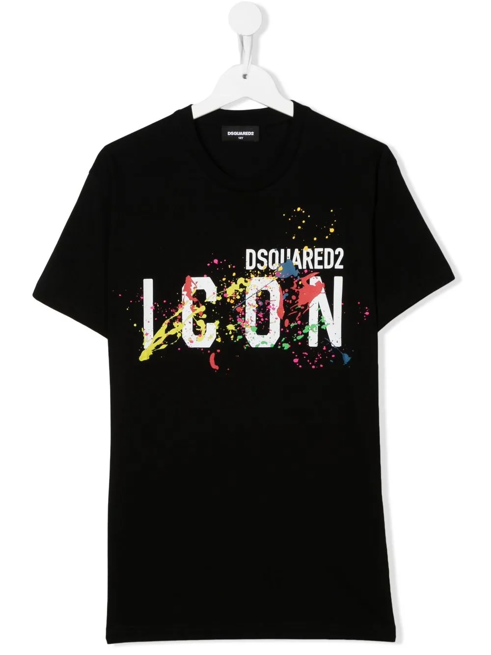 

Dsquared2 Kids playera con logo y cuello redondo - Negro