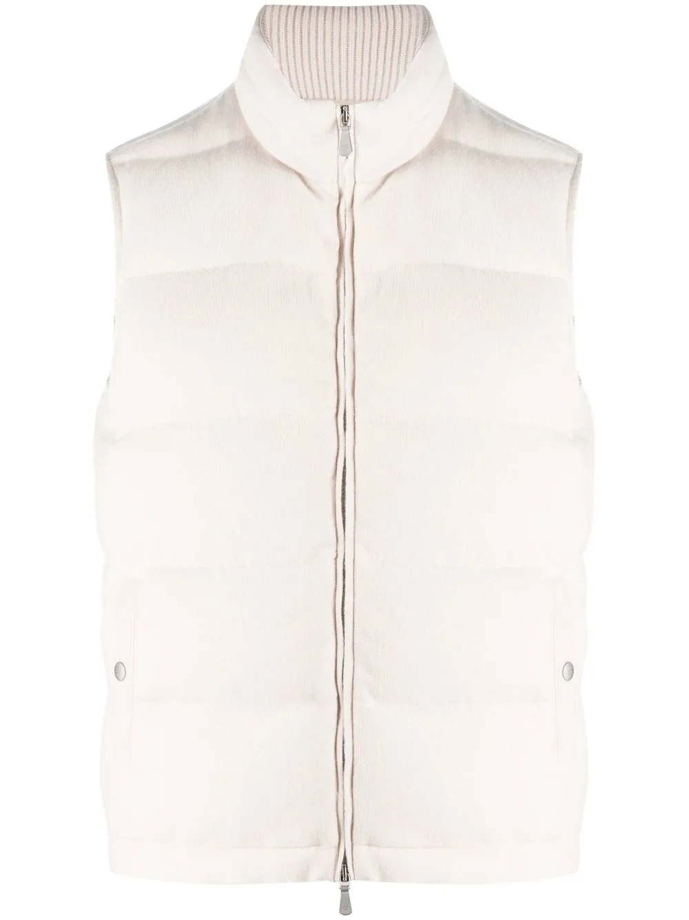 

Eleventy padded zip-up gilet - Neutrals