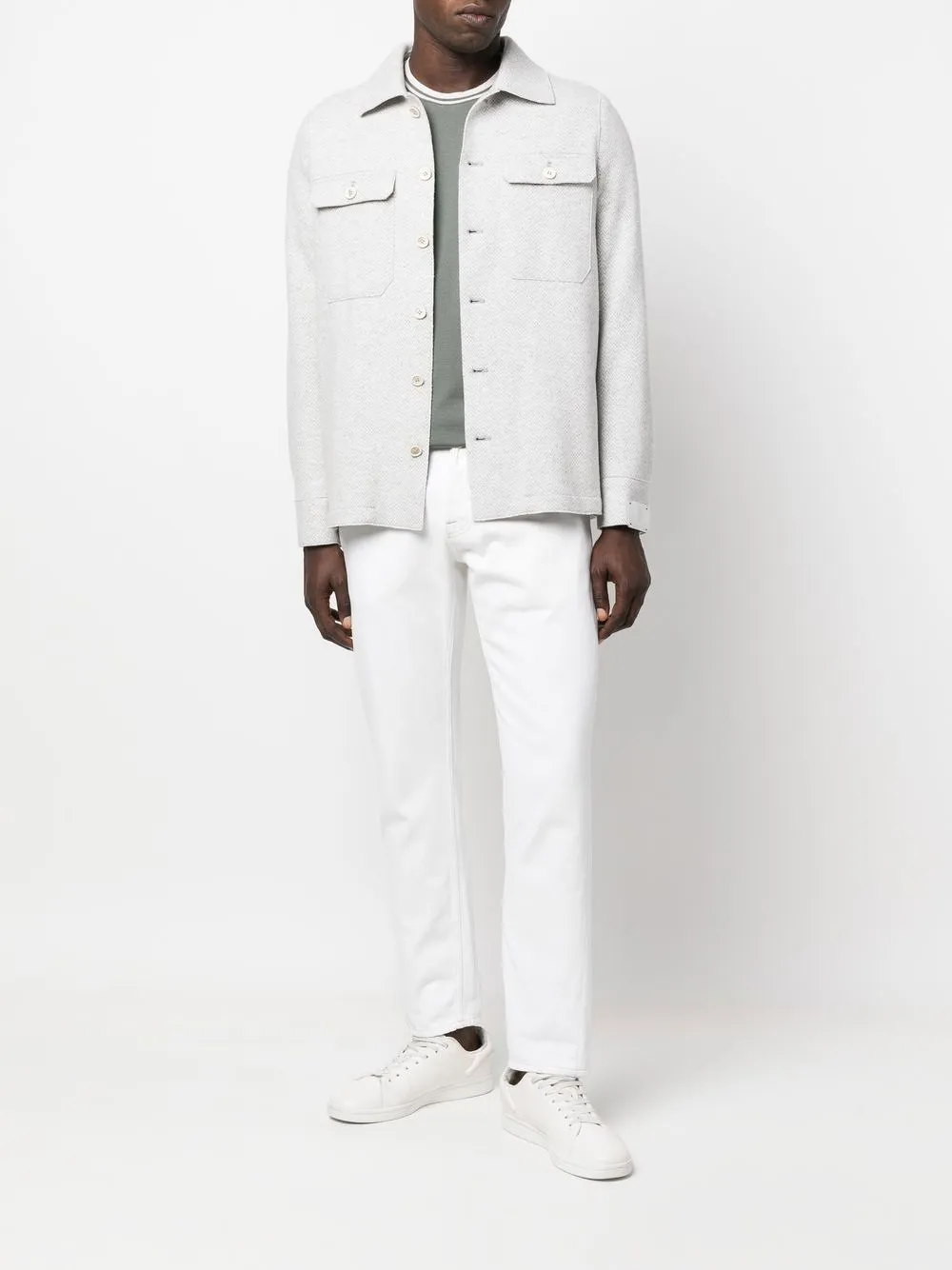Eleventy Straight jeans - Wit
