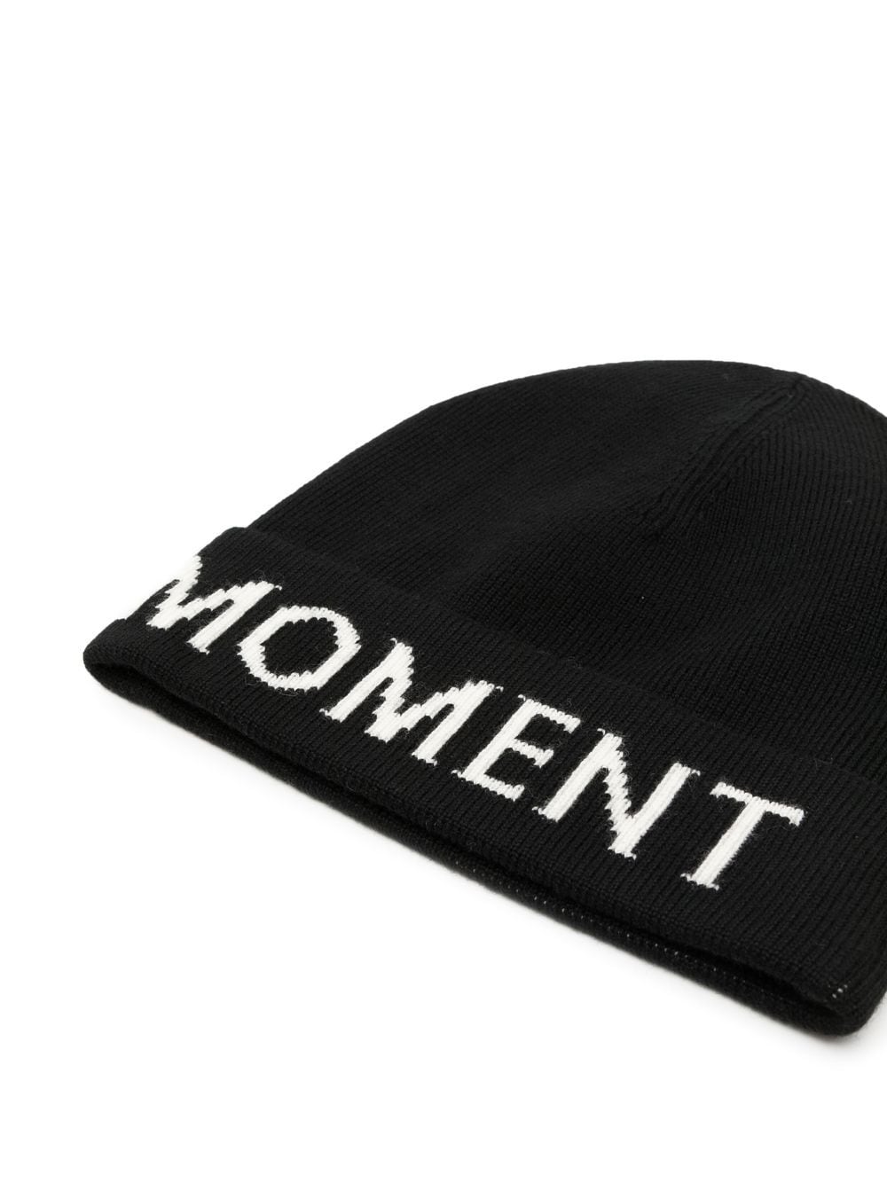 Image 2 of Perfect Moment logo-intarsia merino wool beanie