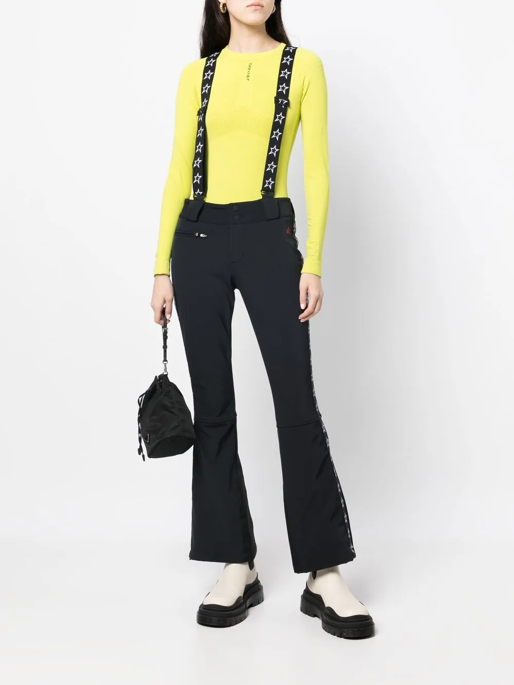 Perfect Moment Skibroek met sterdetail - Zwart