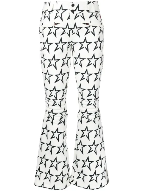 Perfect Moment pantalones acampanados Aurora con estrellas estampadas