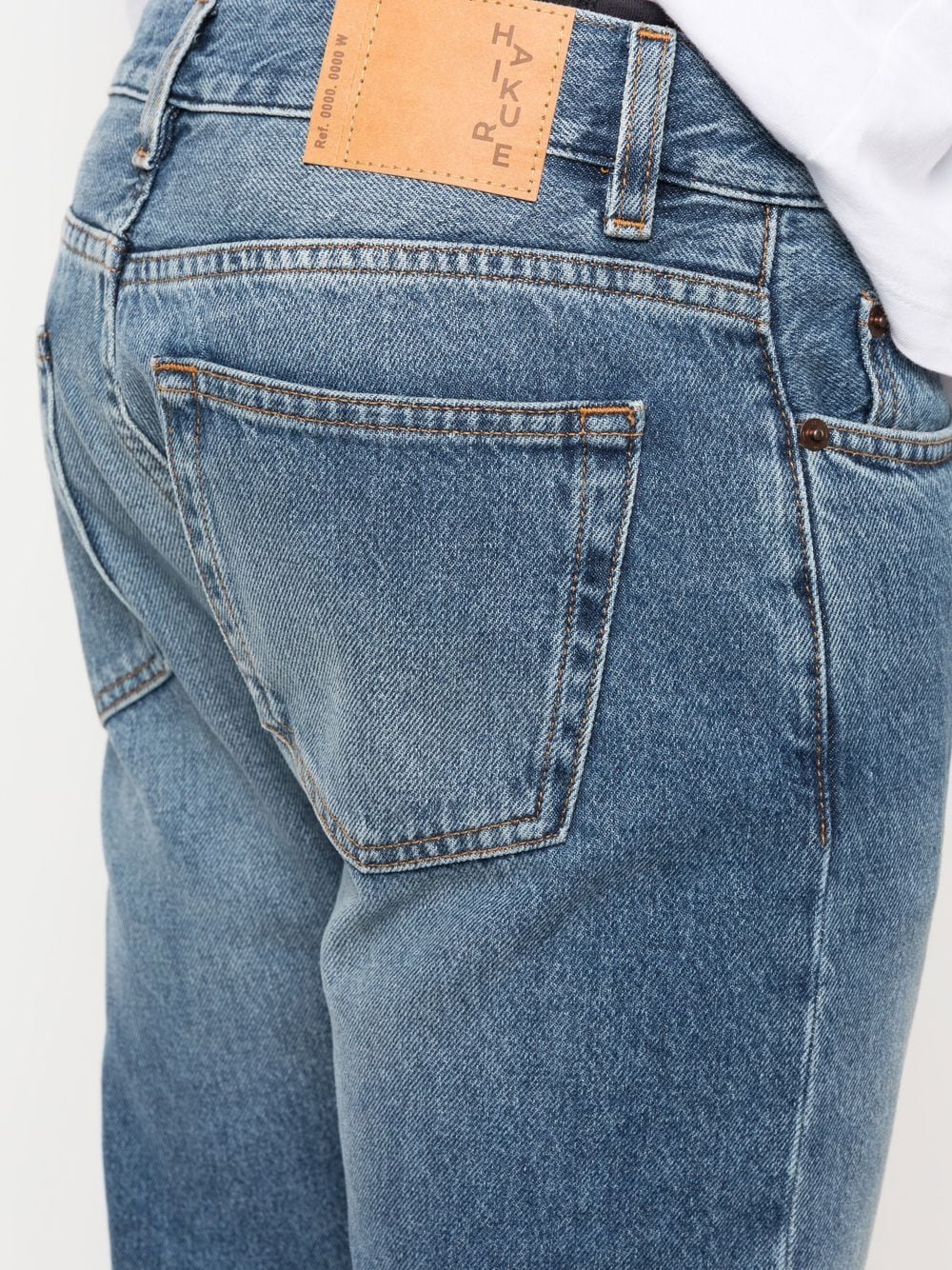 Shop Haikure Straight-leg Jeans In Blue