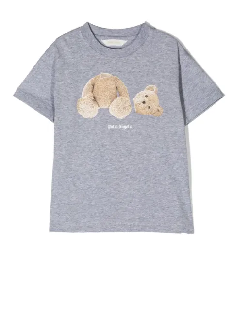 Palm Angels Kids Bear print T-shirt