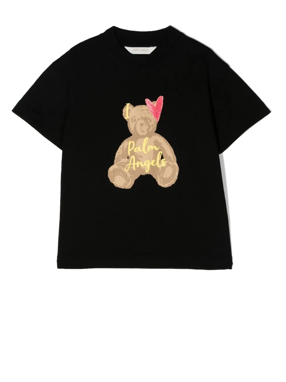 

Palm Angels Kids playera con motivo Bear - Negro