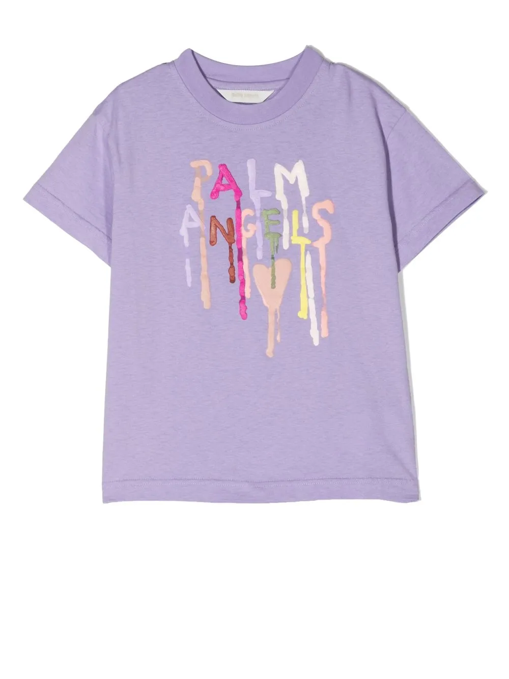 

Palm Angels Kids playera con estampado gráfico - Morado