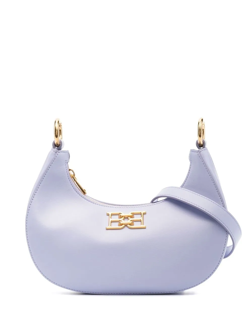 

Bally curve-edge leather shoulder bag - Purple