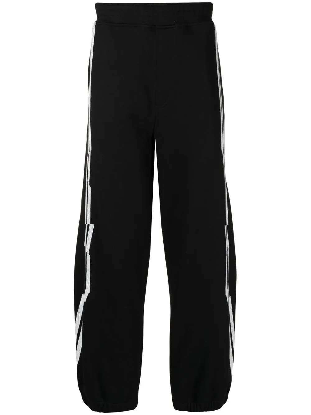 

Neil Barrett pants con franjas laterales - Negro