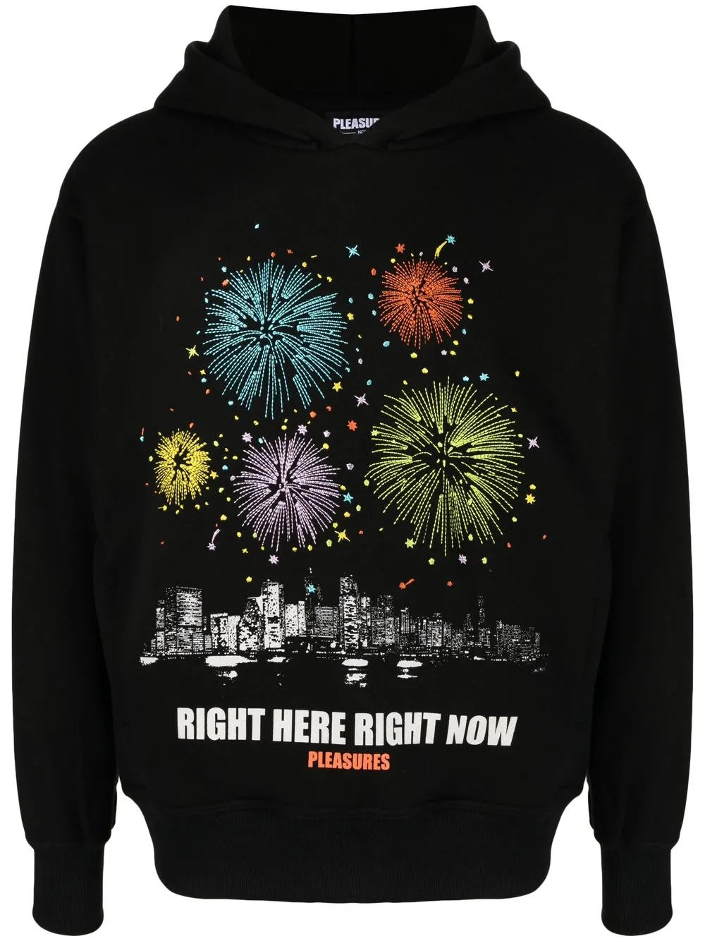 Pleasures Firework Print Pullover Hoodie Farfetch