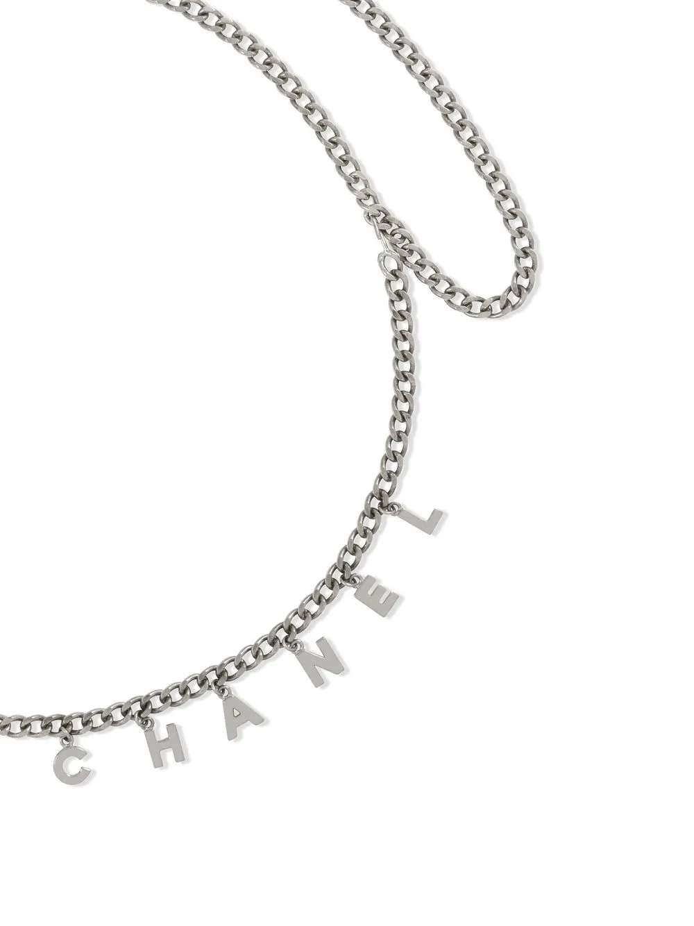 CHANEL Pre-Owned 2011 logo lettering chain belt | Image 2