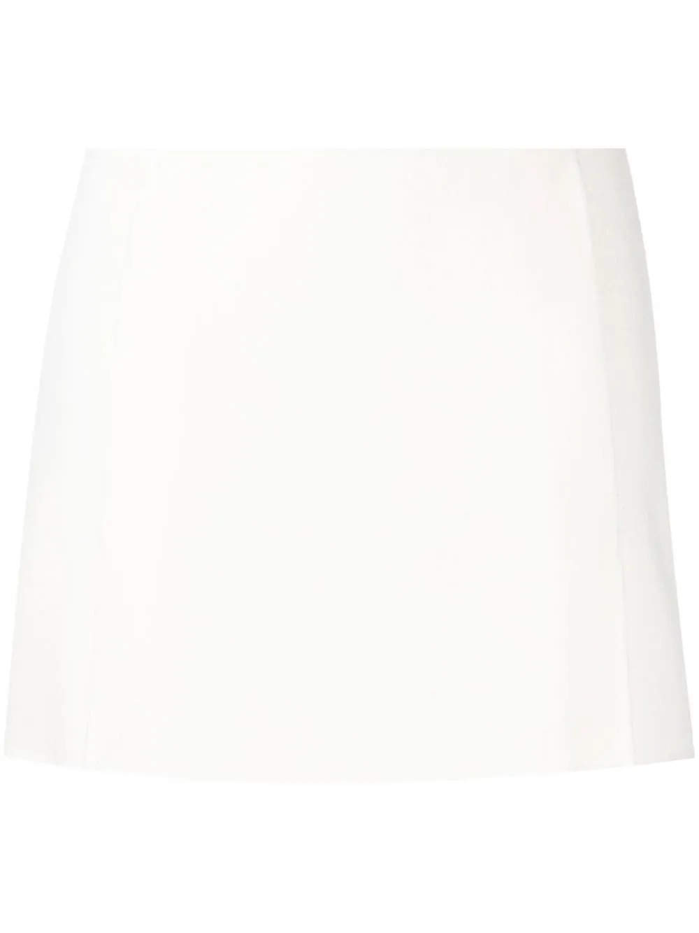 

P.A.R.O.S.H. front slit-detail mini skirt - White