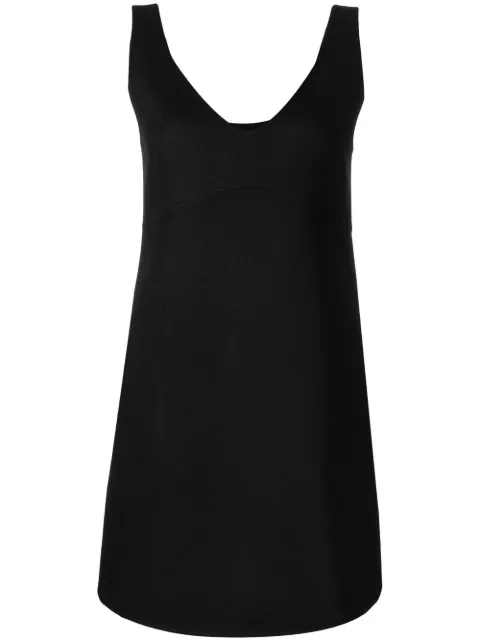 P.A.R.O.S.H. vestido corto recto con cuello en V