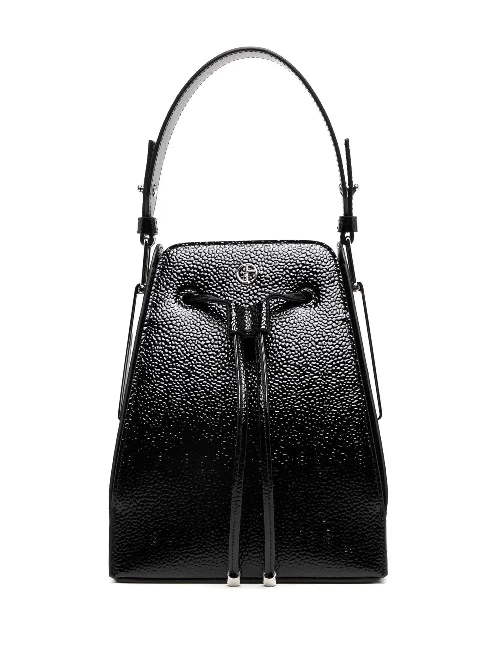 

Giorgio Armani pebbled-texture shoulder bag - Black