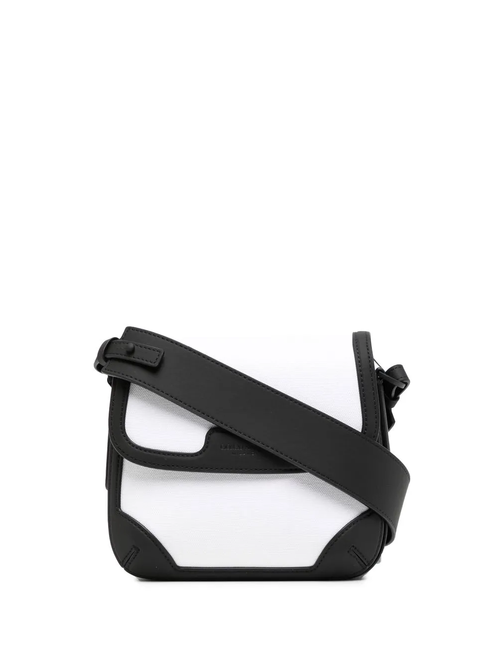 

Giorgio Armani bolsa crossbody con ribete en contraste - Blanco