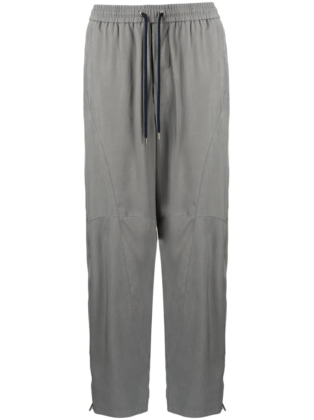 

Giorgio Armani pantalones elásticos con cordones en la pretina - Gris