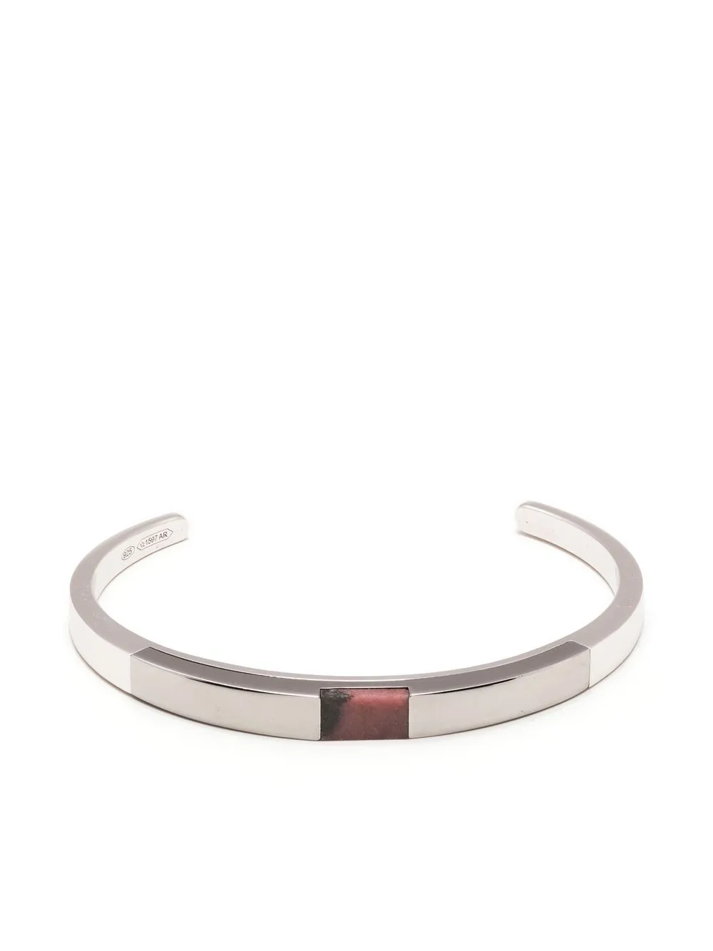 

Giorgio Armani polished-effect cuff bracelet - Silver