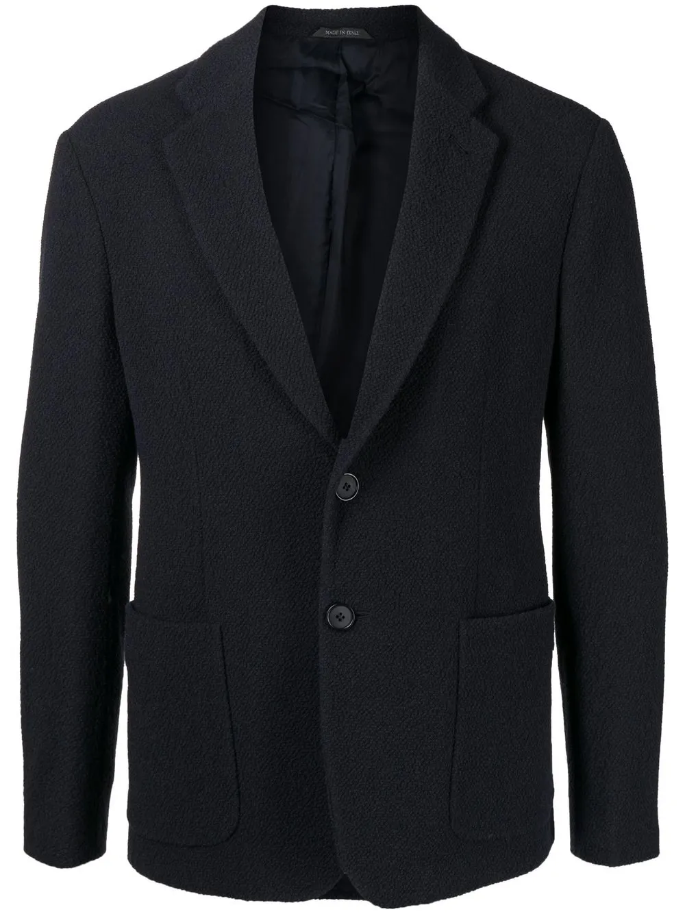 

Giorgio Armani buttoned single-breasted blazer - Blue