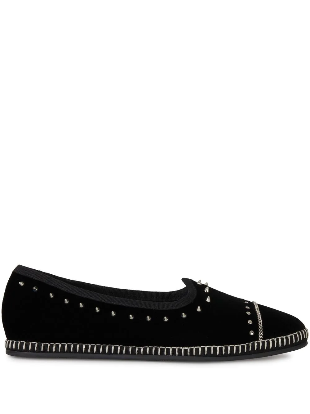 

Giuseppe Zanotti Otium studded loafers - Black