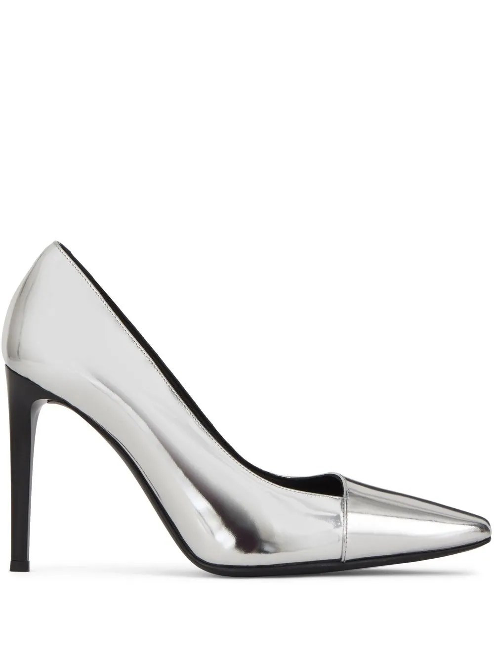 

Giuseppe Zanotti Kurtney 105mm metallic pumps - Silver