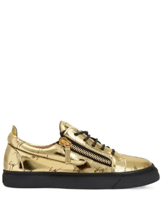 Giuseppe Zanotti Nicki low top Sneakers Gold FARFETCH AO