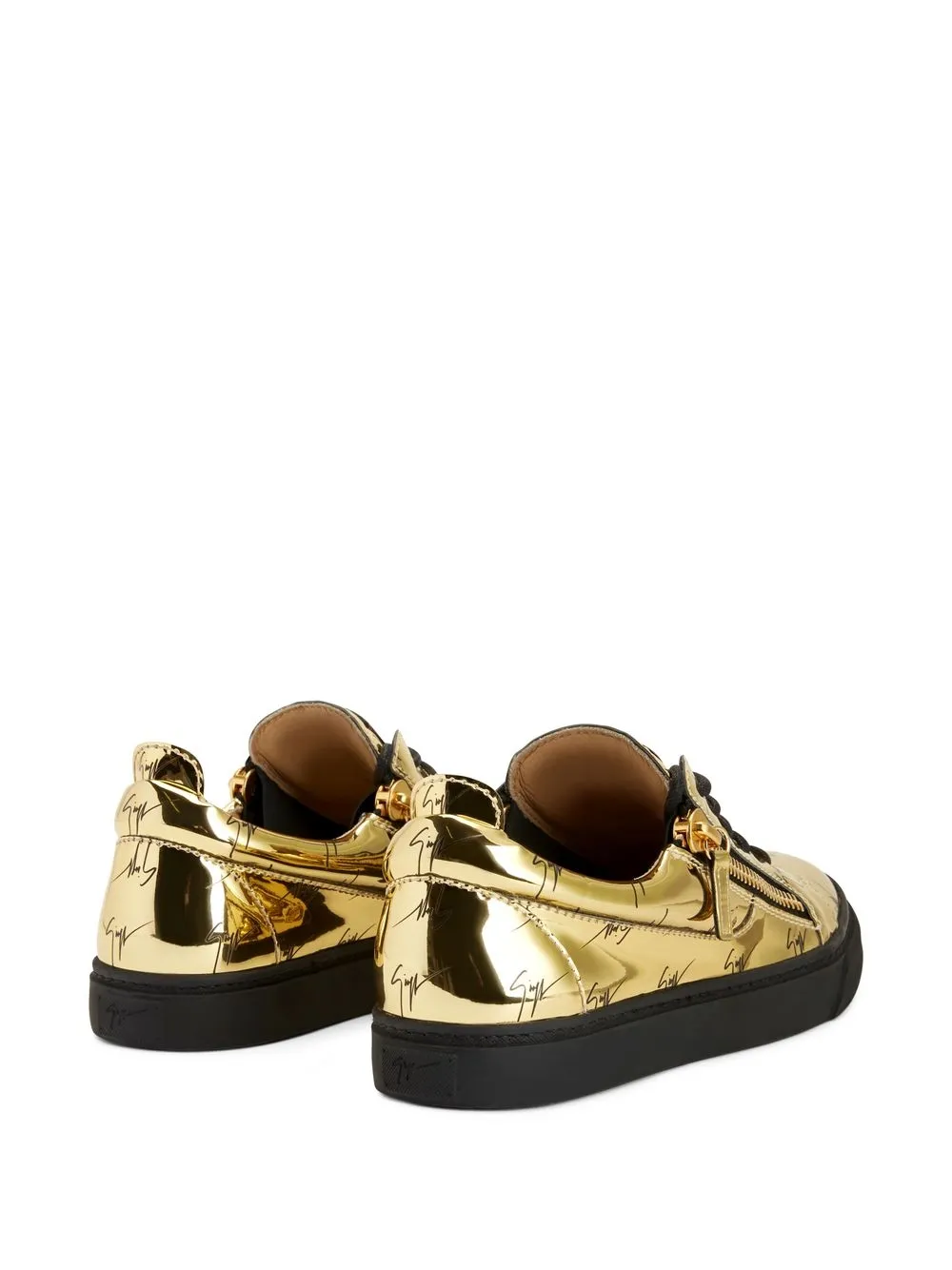 美品♡Giuseppe Zanotti♡ゴールド♡スニーカー♡ GIUZEPPE ZANOTTI - ジュゼッペザノッティ ハイカット ゴールド