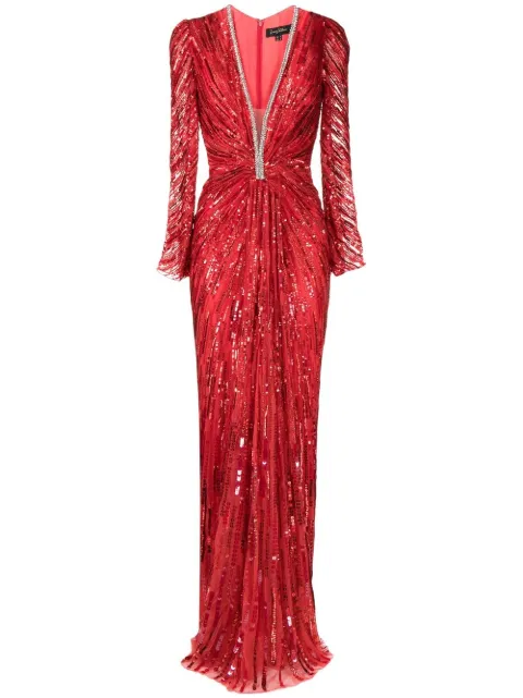 Jenny Packham Darcy sequin-embellished dress