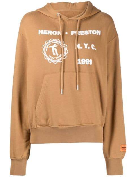 Heron Preston hoodie Medieval Heron estampado