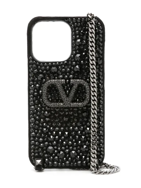 Valentino Garavani iPhone ケース | ブラック | FARFETCH JP