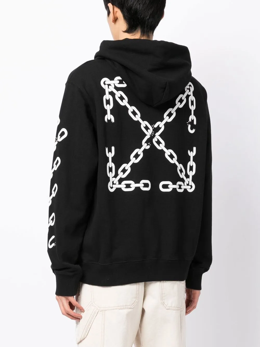 OffWhite Sudadera Con Capucha y Motivo Arrows Farfetch OffWhite Sudadera Con Capucha y Motivo Arrows Farfetch