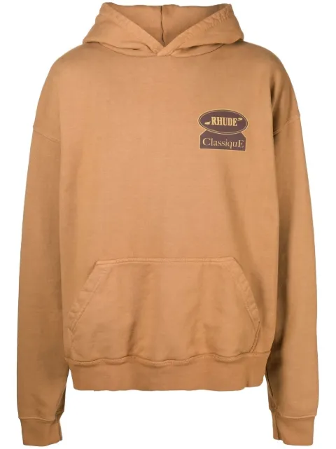 RHUDE hoodie con estampado gráfico