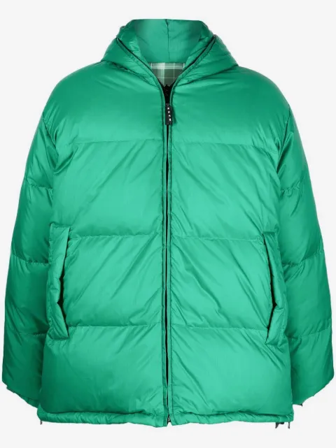 Marni reversible padded hooded coat