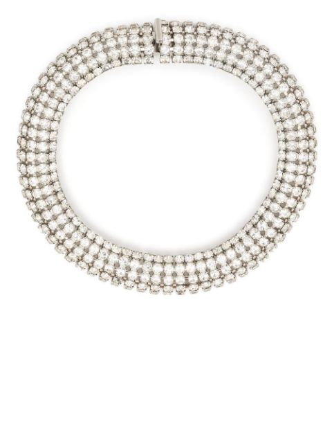 Alexandre Vauthier crystal-embellished choker necklace