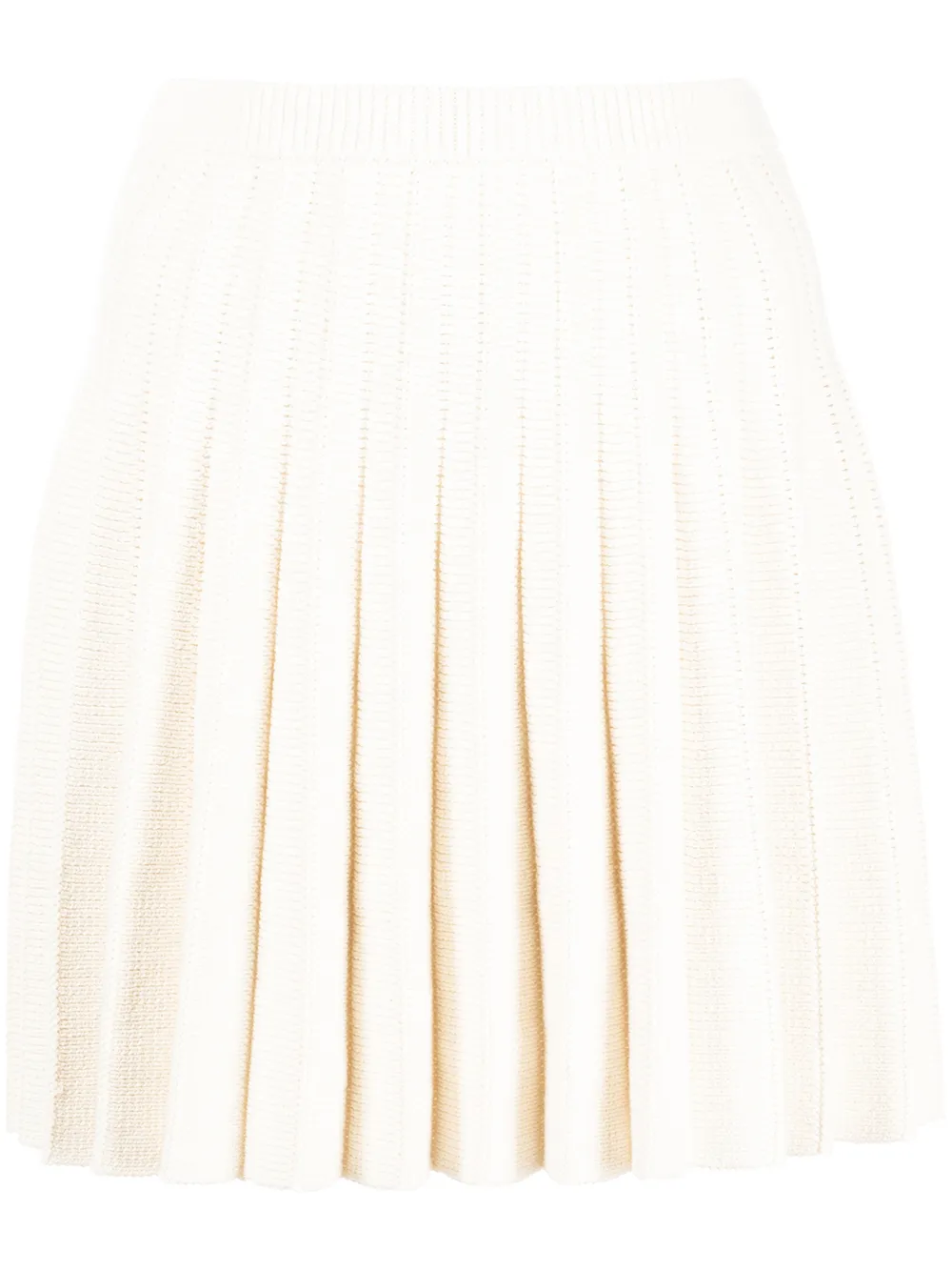 

Reformation Mattia knit mini skirt - White