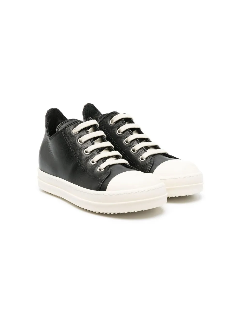 

Rick Owens Kids tenis bajos Strobe - Negro