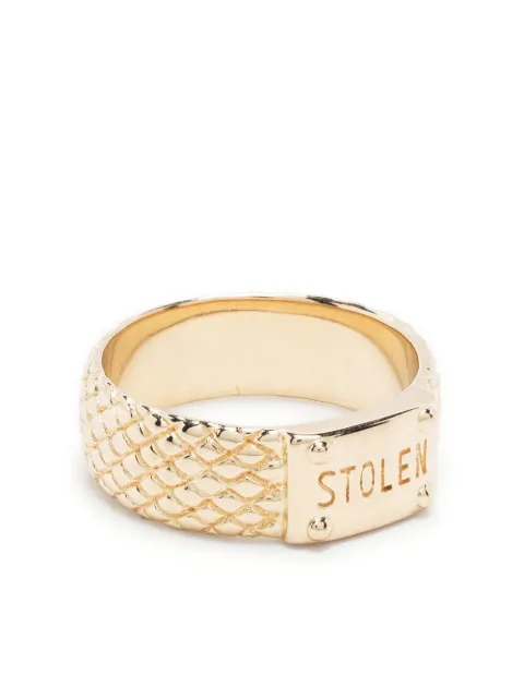 Stolen Girlfriends Club Snake Band 9kt gold ring