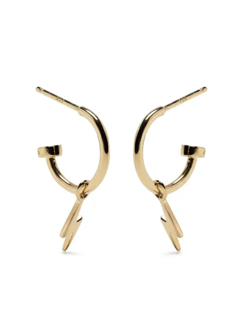Stolen Girlfriends Club Bolt Anchor 9kt gold earrings