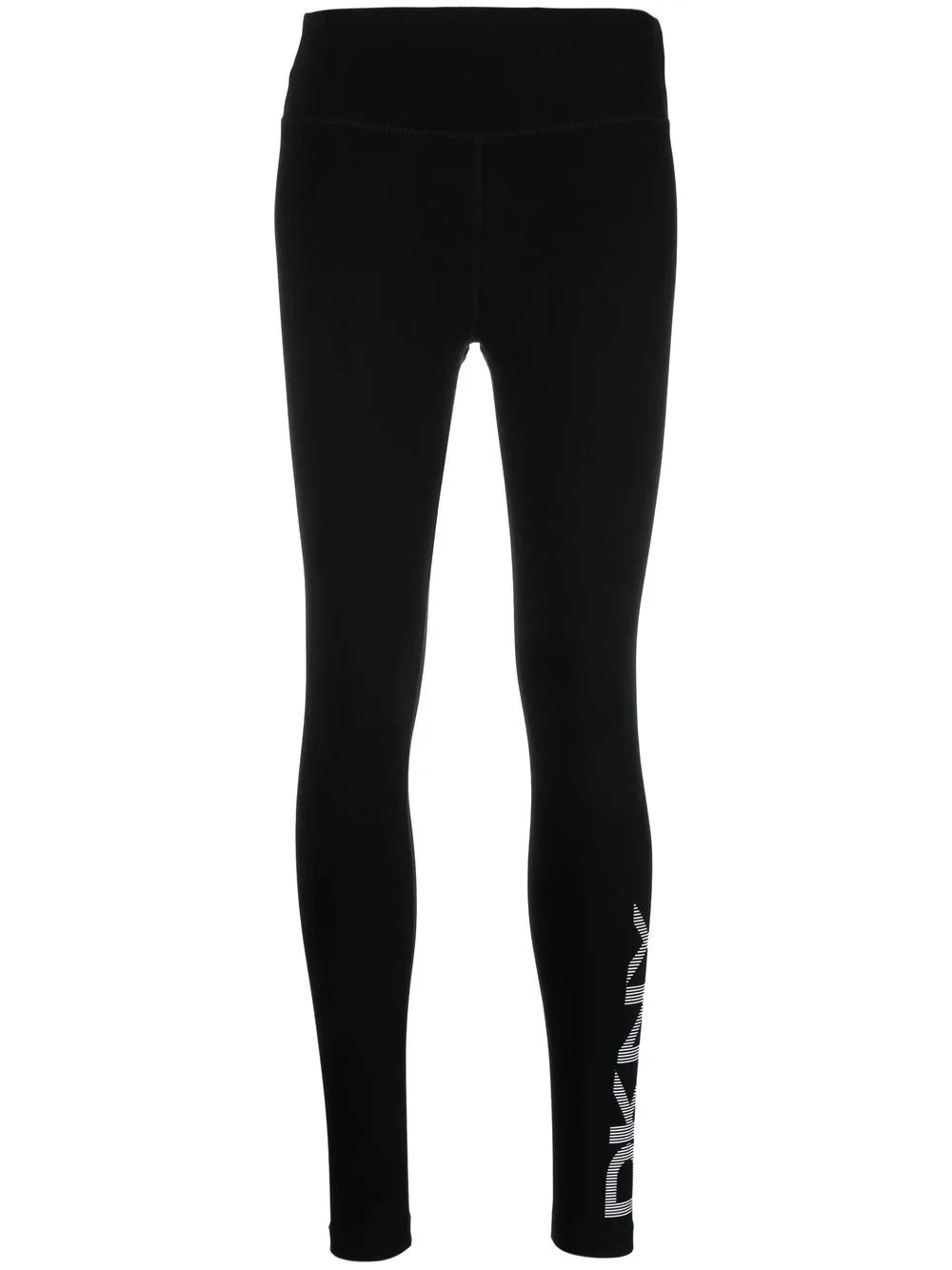 

DKNY leggins con logo estampado - Negro