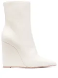 Le Silla 125mm Kira wedge boots - Neutrals