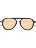 BOSS pilot-frame design sunglasses - Black