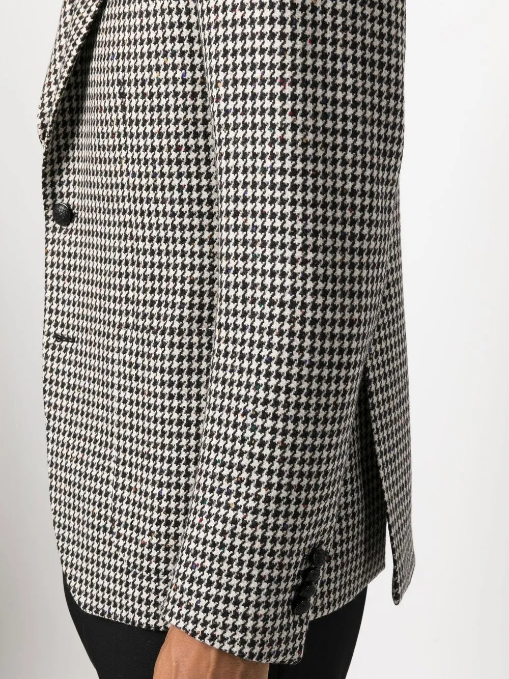 TAGLIATORE HOUNDSTOOTH-PRINT SINGLE-BREASTED BLAZER