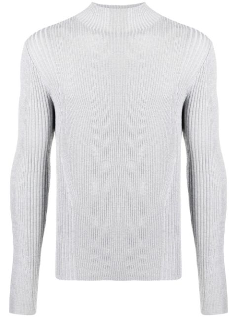 Dion Lee reflective ribbed-knit jumper