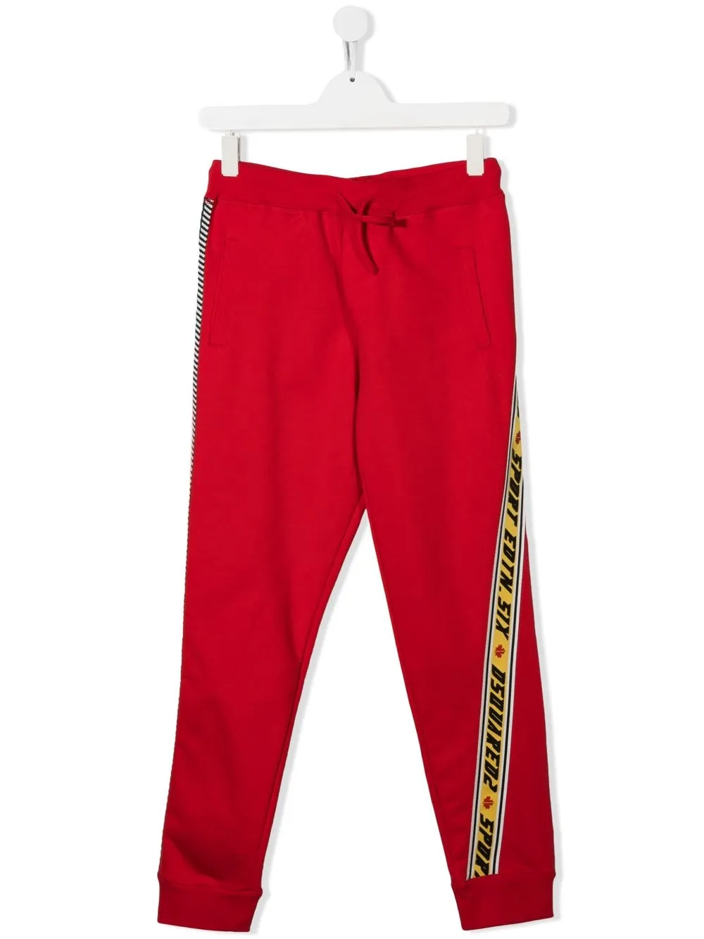 

Dsquared2 Kids pants con logo estampado - Rojo