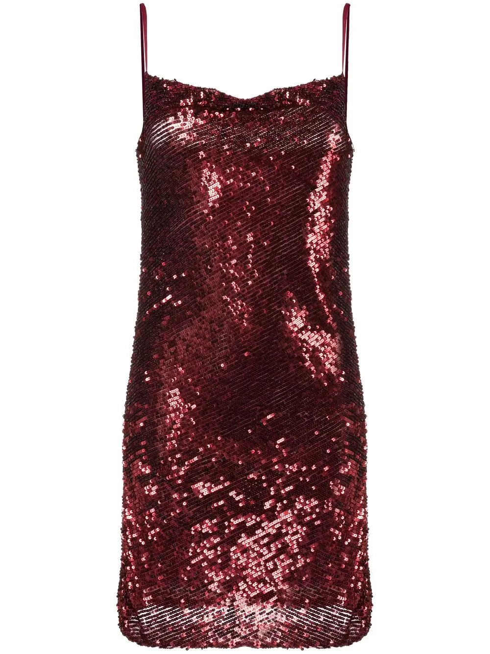 

P.A.R.O.S.H. sequin-embellished mini dress - Red