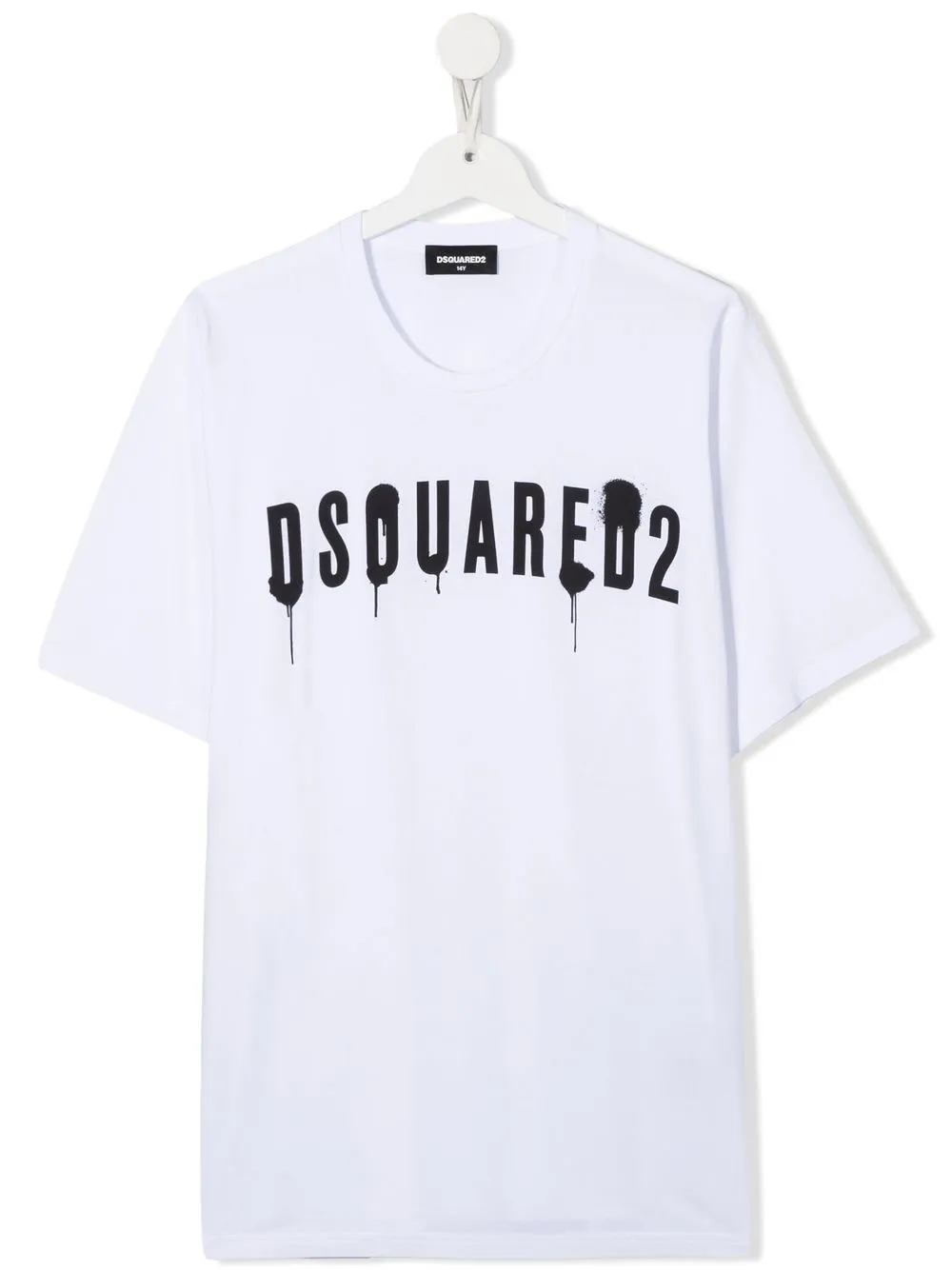 

Dsquared2 Kids playera con logo estampado - Blanco