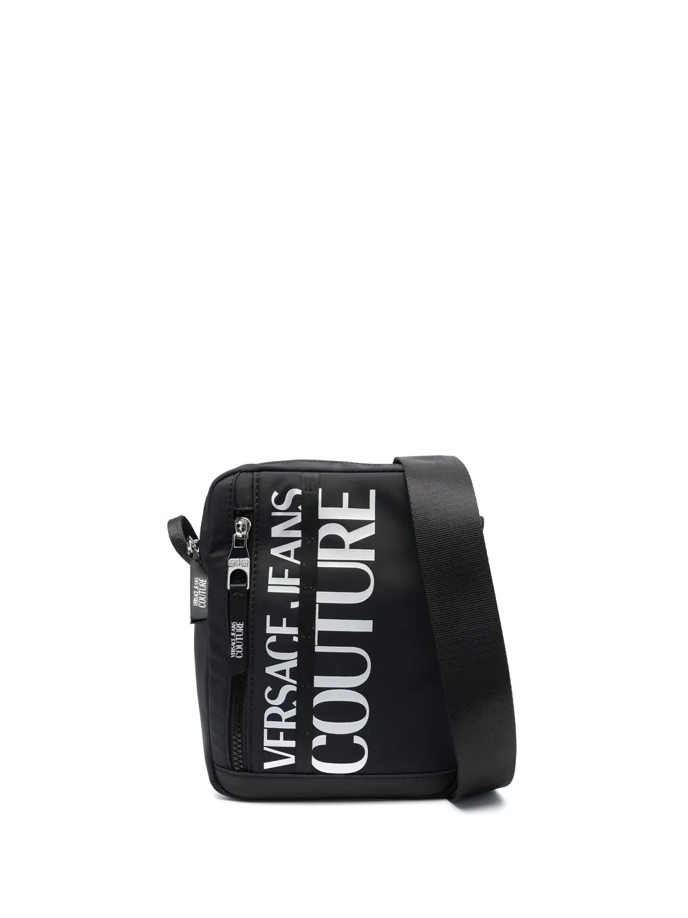 

Versace Jeans Couture logo-print messenger bag - Black