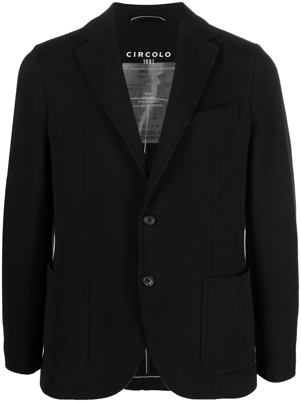 

Circolo 1901 blazer con botones - Negro