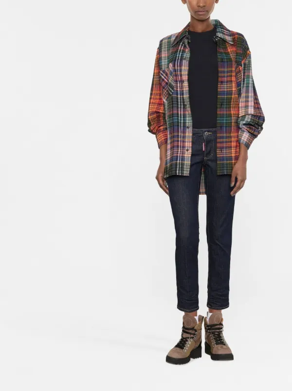 Dsquared2 ディースクエアード クロップド スリムジーンズ