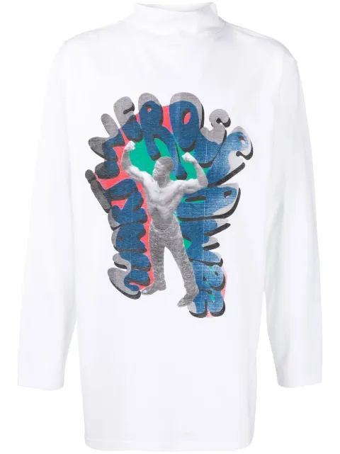 Martine Rose long-sleeve graphic T-shirt