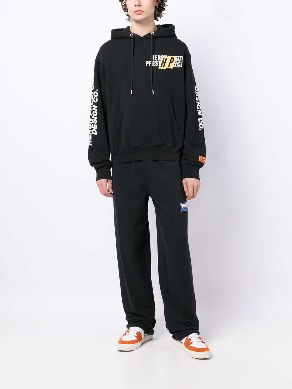 Heron Preston Hoodie met logoprint - Zwart