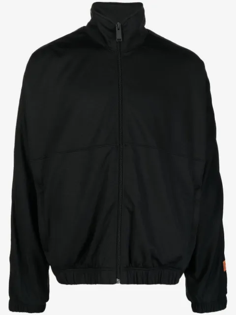 Heron Preston logo-print strap zip-up jacket